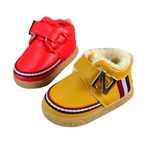 七色糖果冬款0-2歲男女寶寶學(xué)步鞋大棉加絨防滑軟底鞋嬰兒鞋帽襪 黑色