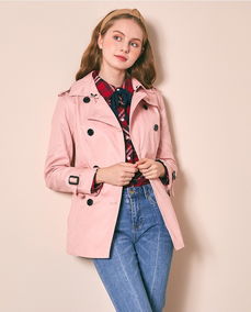 網上女裝去哪拿貨三彩20年春裝新款女式風衣外套